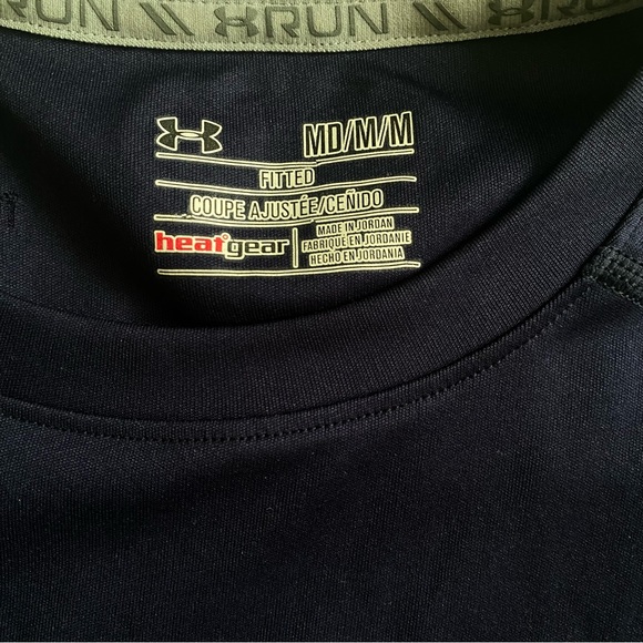 Navy Blue Underarmour Workout Shirt - Picture 4 of 8